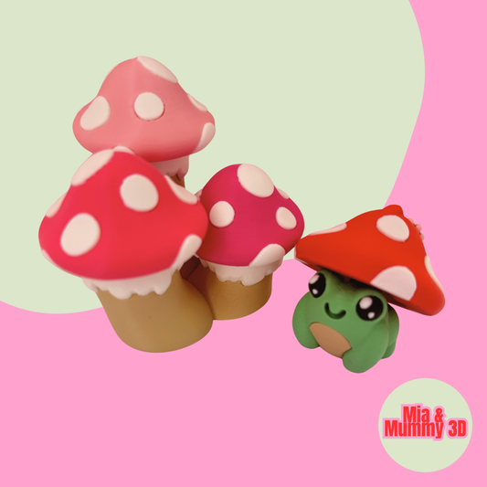 Froggy and Mushroom Clicker Set 🐸🍄