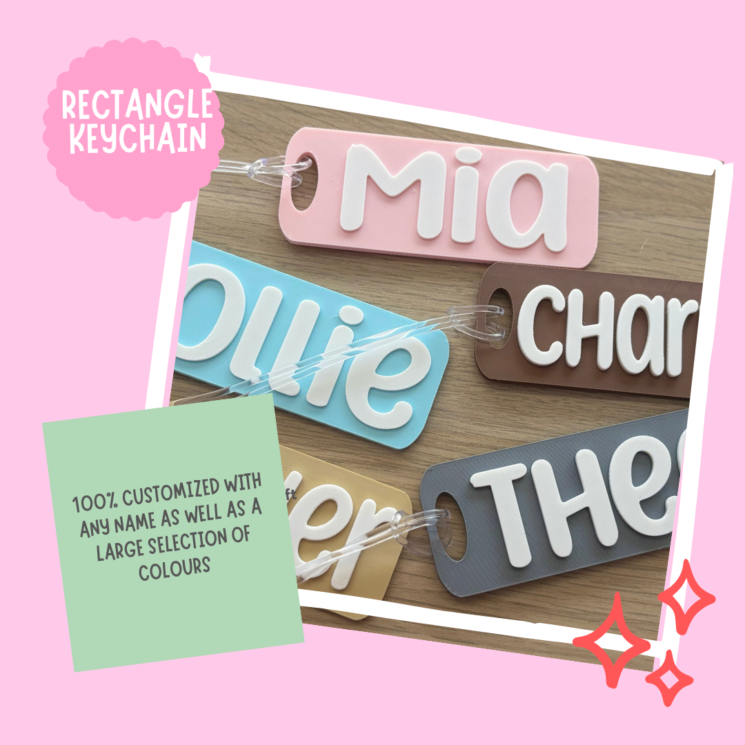 Custom Rectangle Name Tag