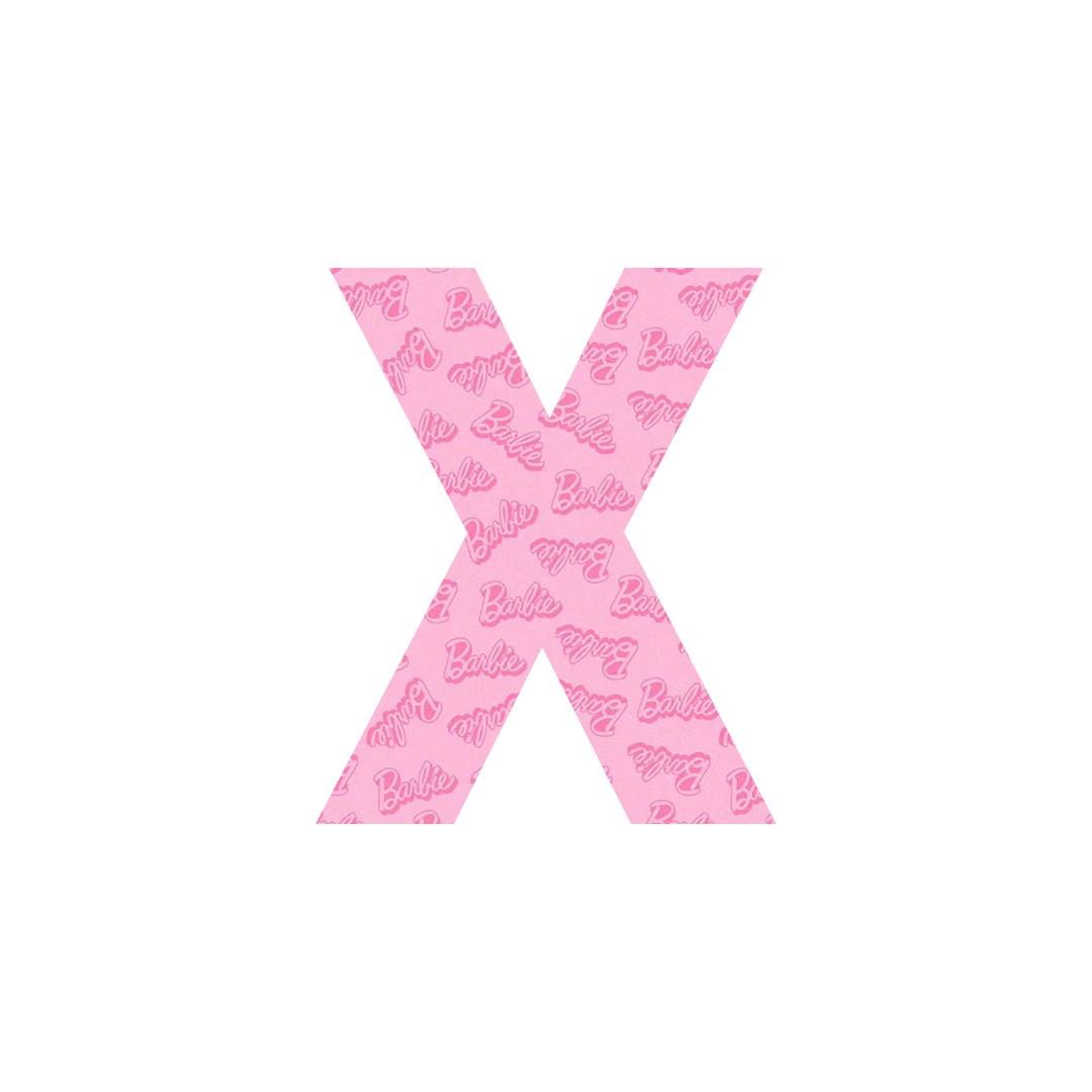 B Pink Letters A-Z.