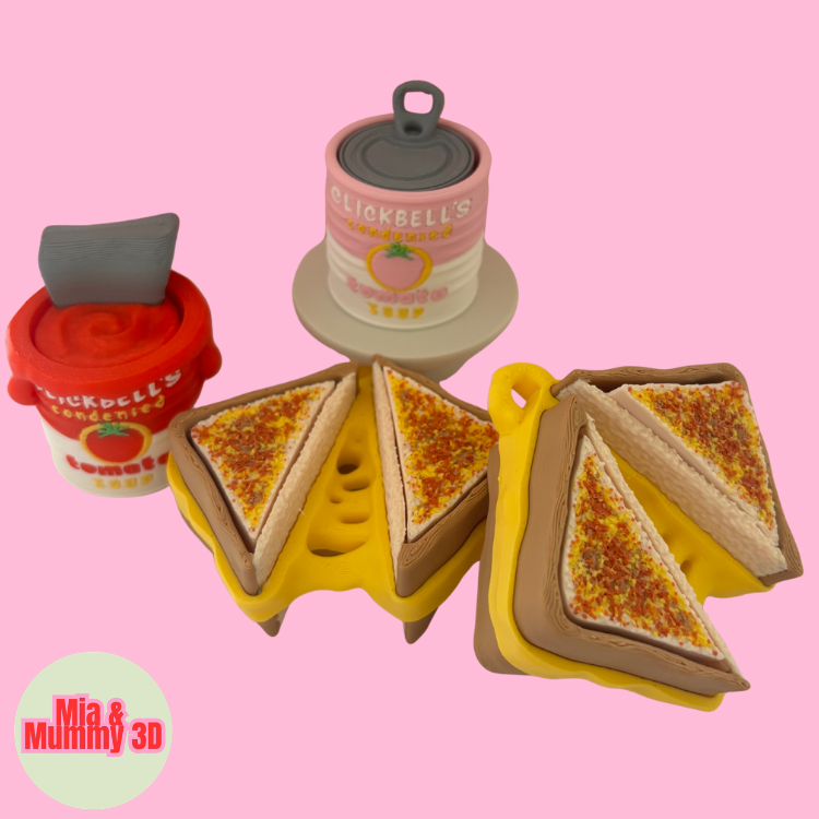 Cheese Toastie and Soup clicker set