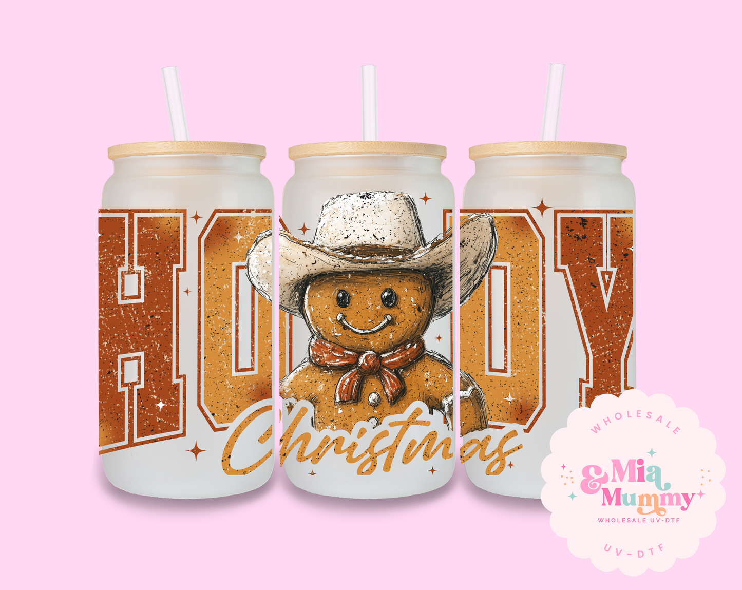 HOWDY CHRISTMAS SUBLIMATION PRINT