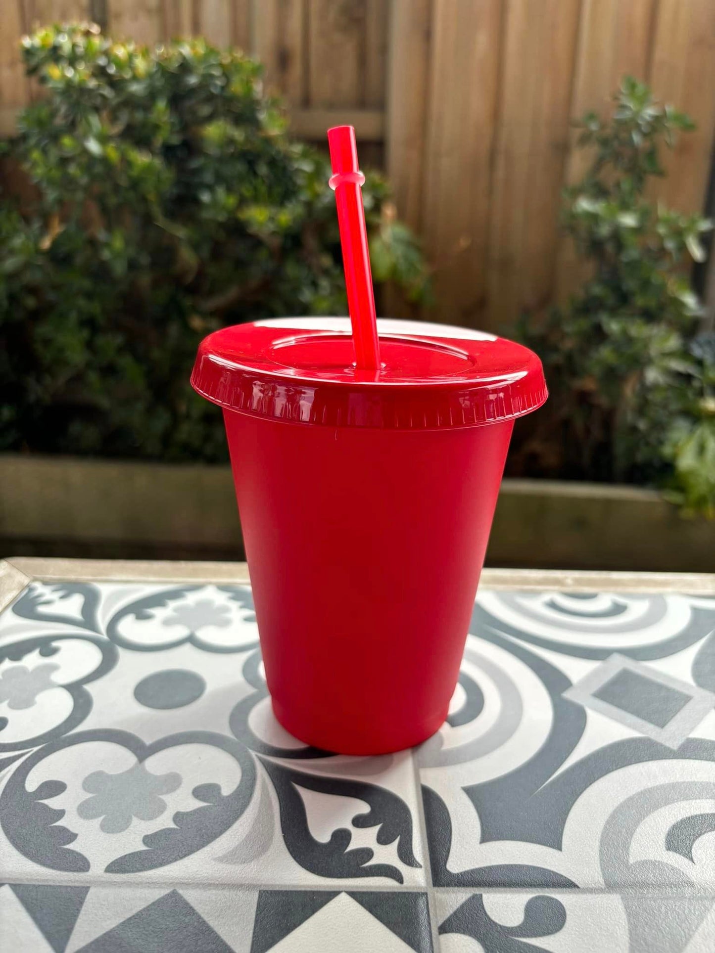 16oz Solid Cold Cups- Matte Finish
