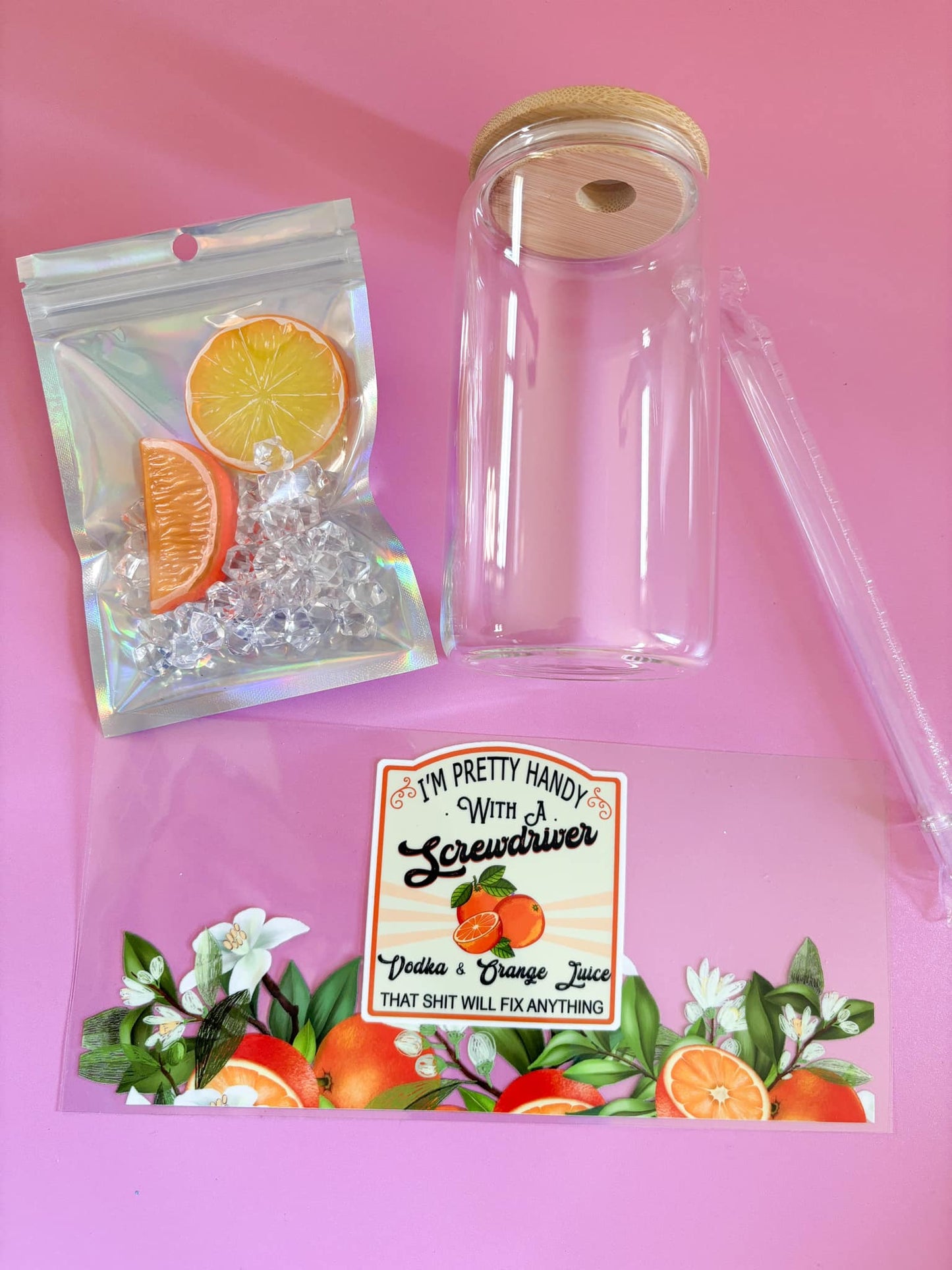 DIY Fruit and Ice Kit.