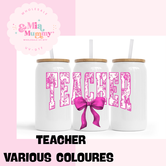 TEACHER VARIOUS COLOURS - READY TO SHIP