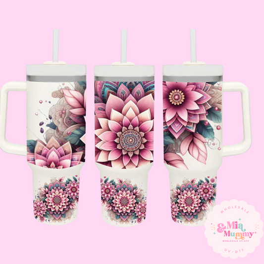 BOHO FLOWERS DIGITAL DOWNLOAD- FOR A 40oz GUZZLER