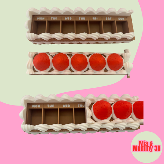 Strawberry Pill Container