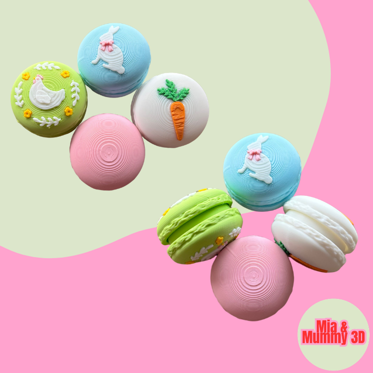 Classic Easter macarons clickers 🐰🐣
