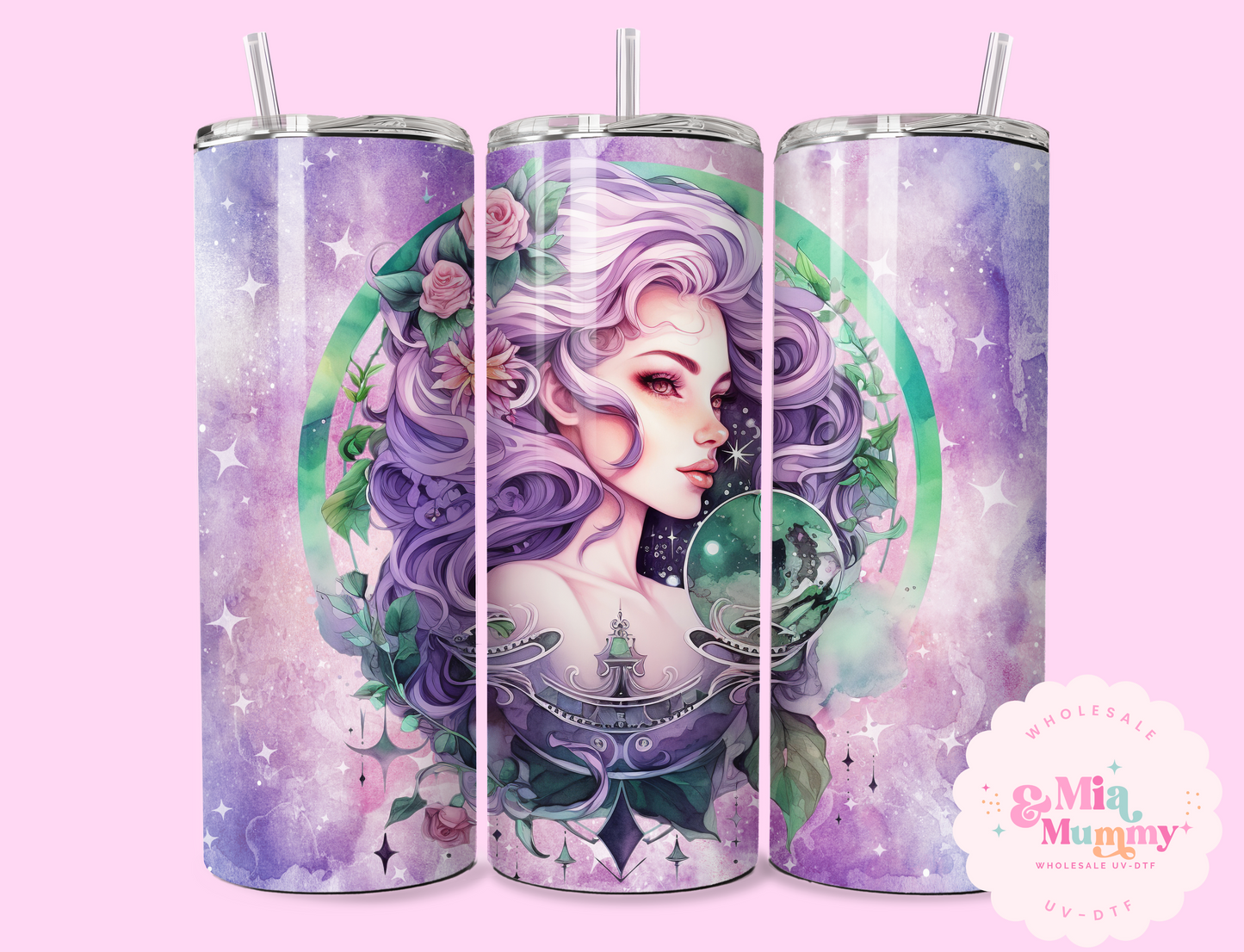 ZODIAC SIGNS- PASTEL PURPLE COLLECTION