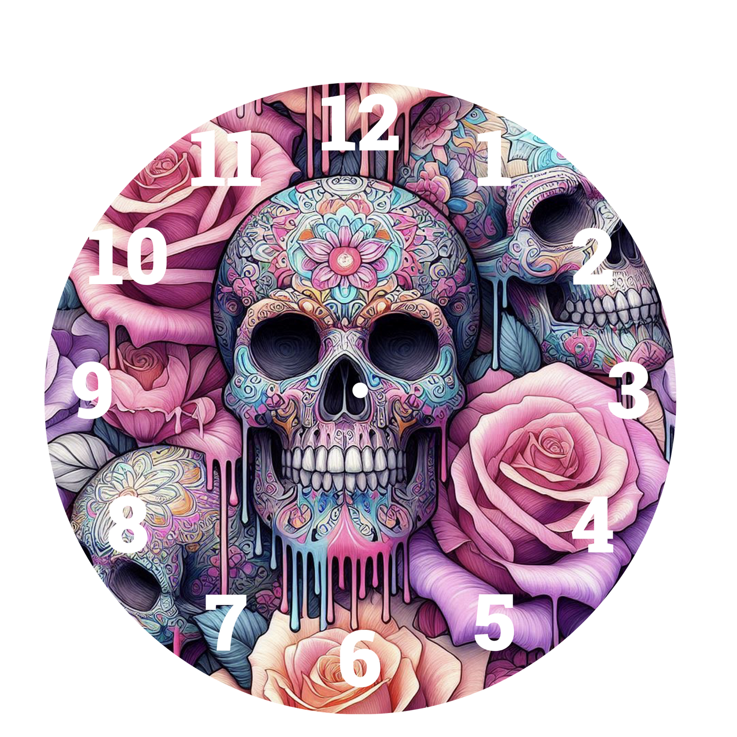 SKULL -DTF CLOCK