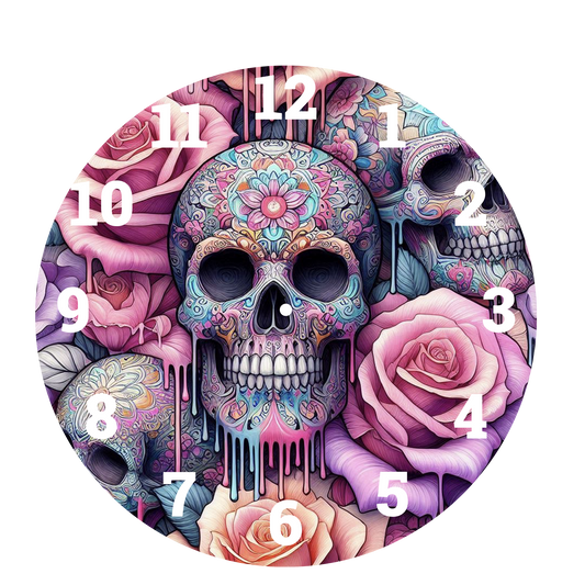 SKULL -DTF CLOCK