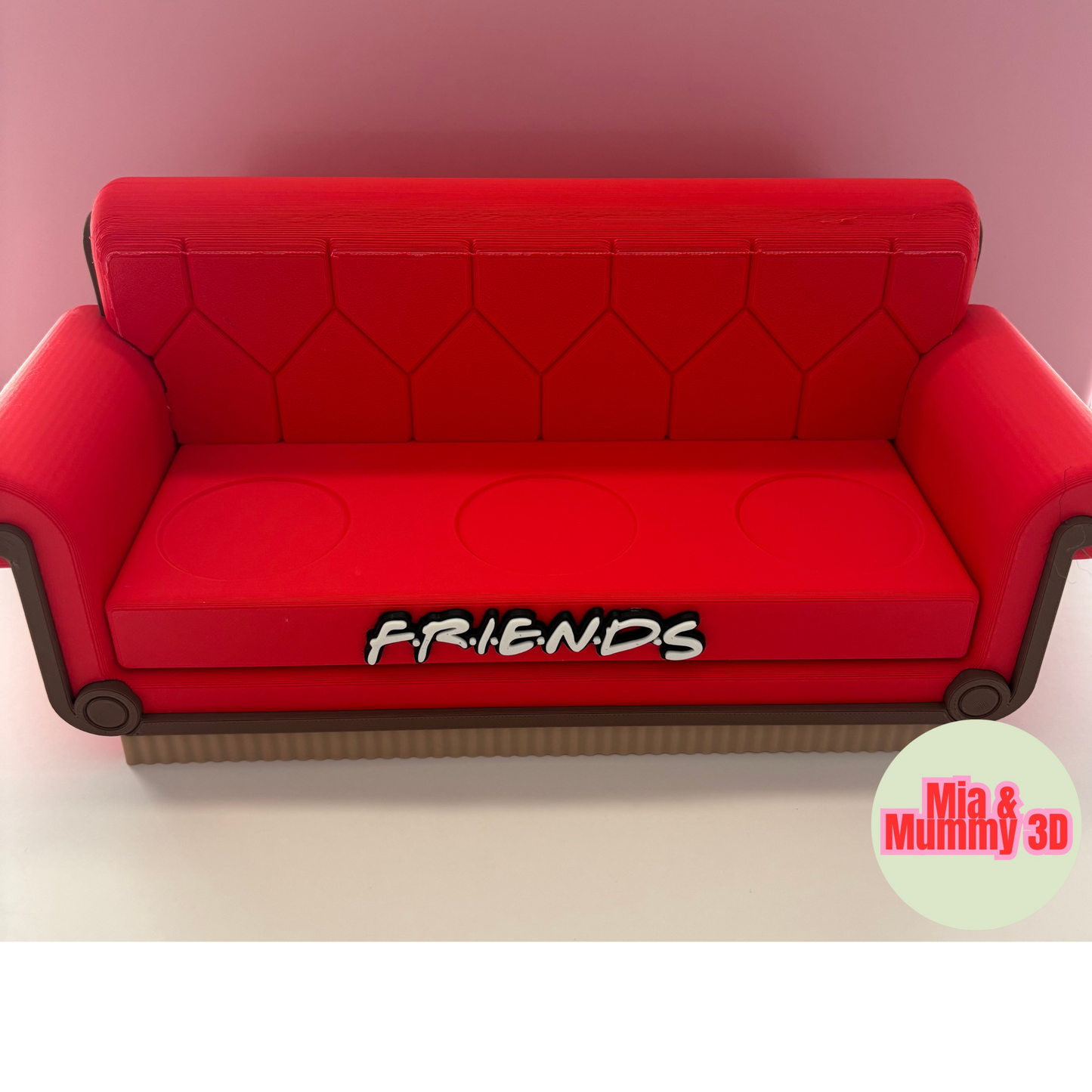 Red Sofa- For figurines.