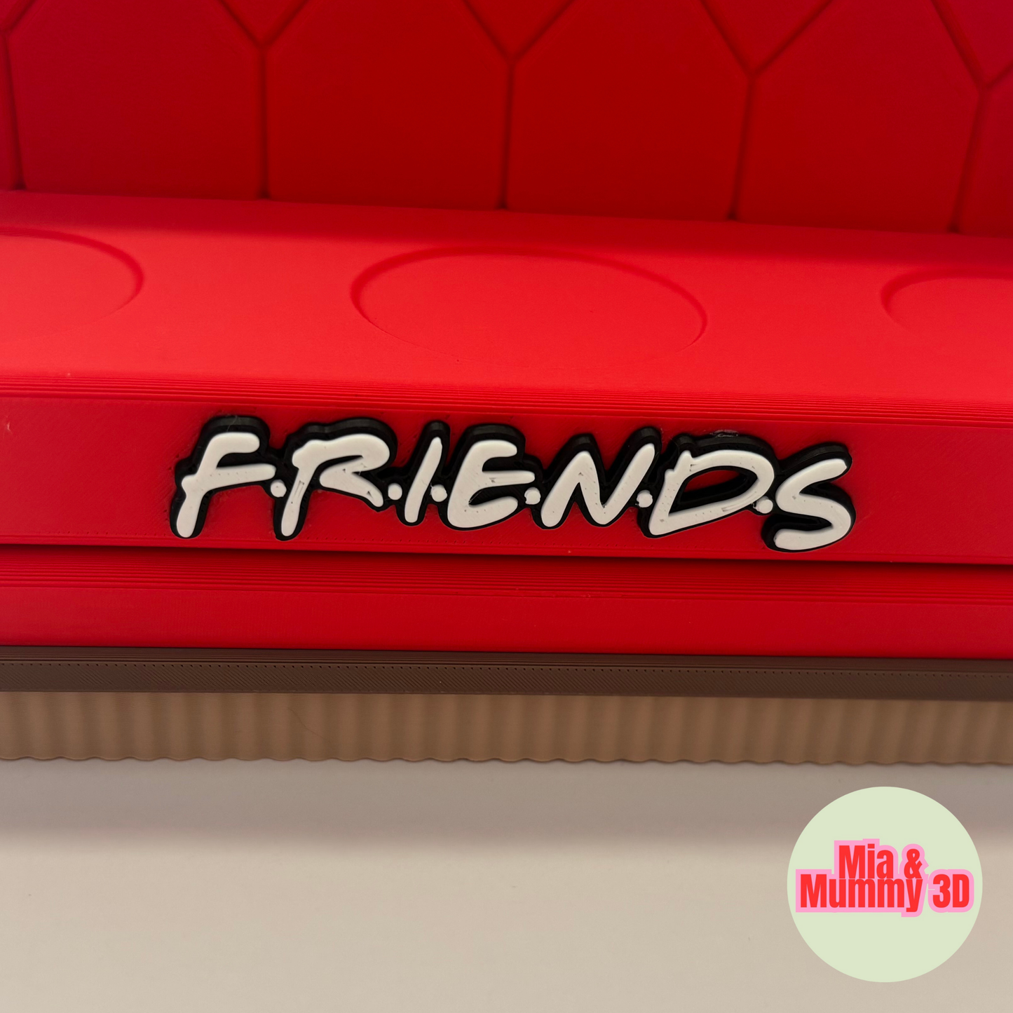 Red Sofa- For figurines.