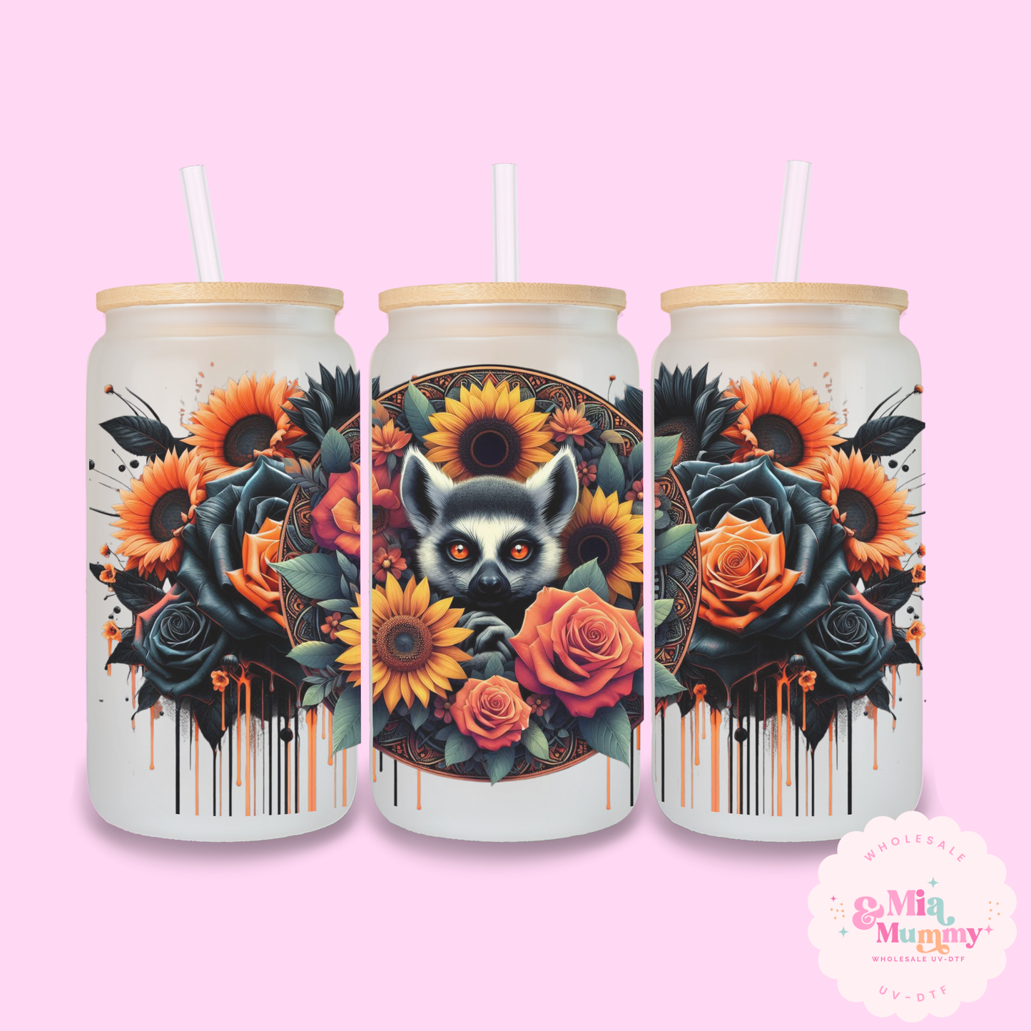 ANIMAL COLLECTION- 16OZ LIBBY SUBLIMATION PRINTS