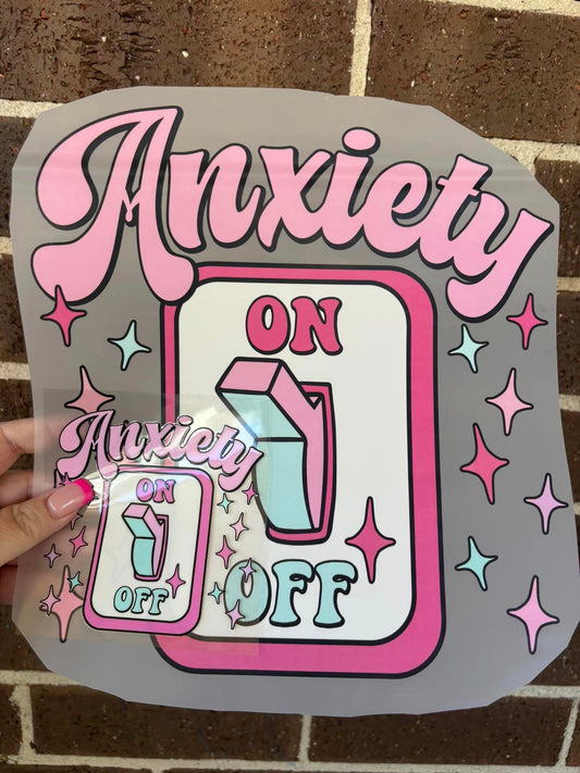 ANXIETY ON-DTF PRINT