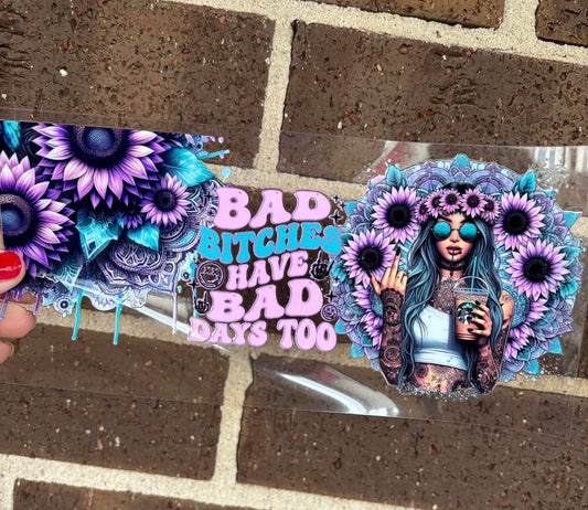 BAD B COFFEE DOUBLE SIDED UV- DTF