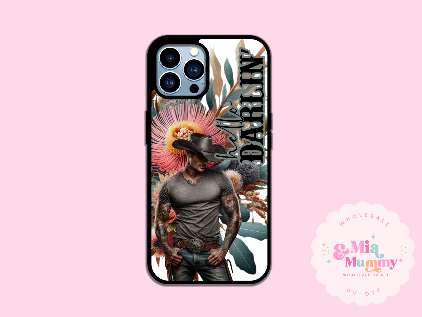 HELLO DARLIN' PHONE CASE - VARIOUS PHONE SIZES