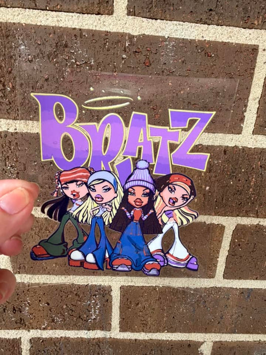 BRAT - DOUBLE SIDED DECAL.