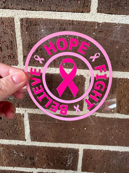 CIRCLE HOPE- DOUBLE SIDED DECAL.