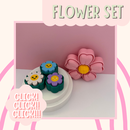 Flower Clicker Set 🌸✨