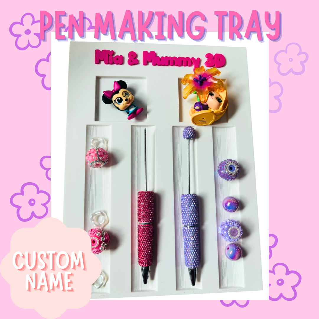 Pen making tray