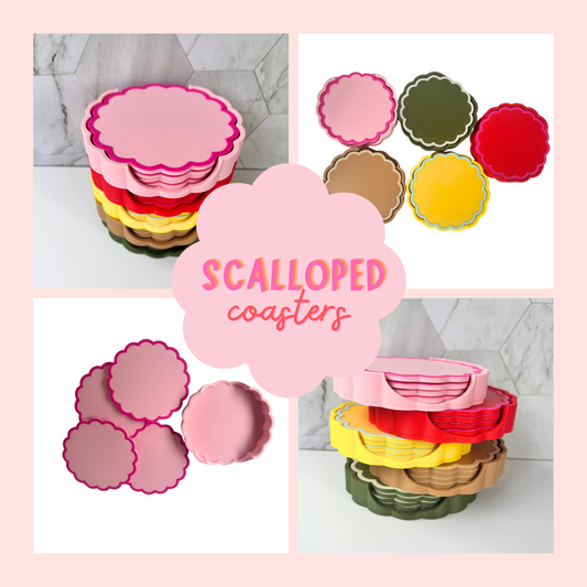 Scalloped Coasters