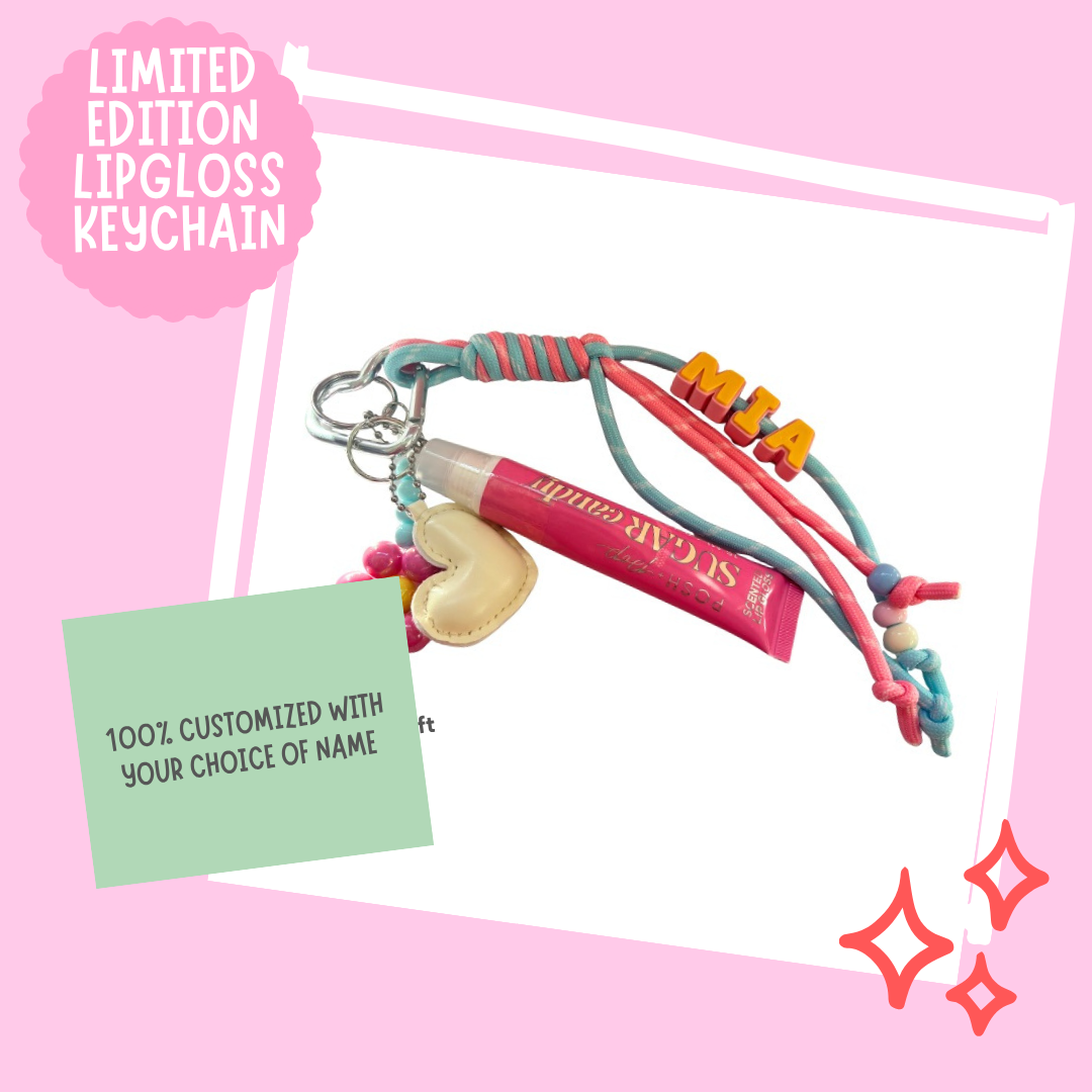Custom Lipgloss Keychain-Limited Edition