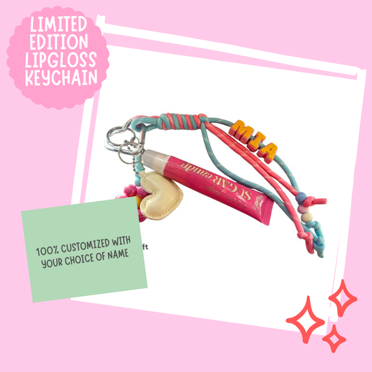 Custom Lipgloss Keychain-Limited Edition