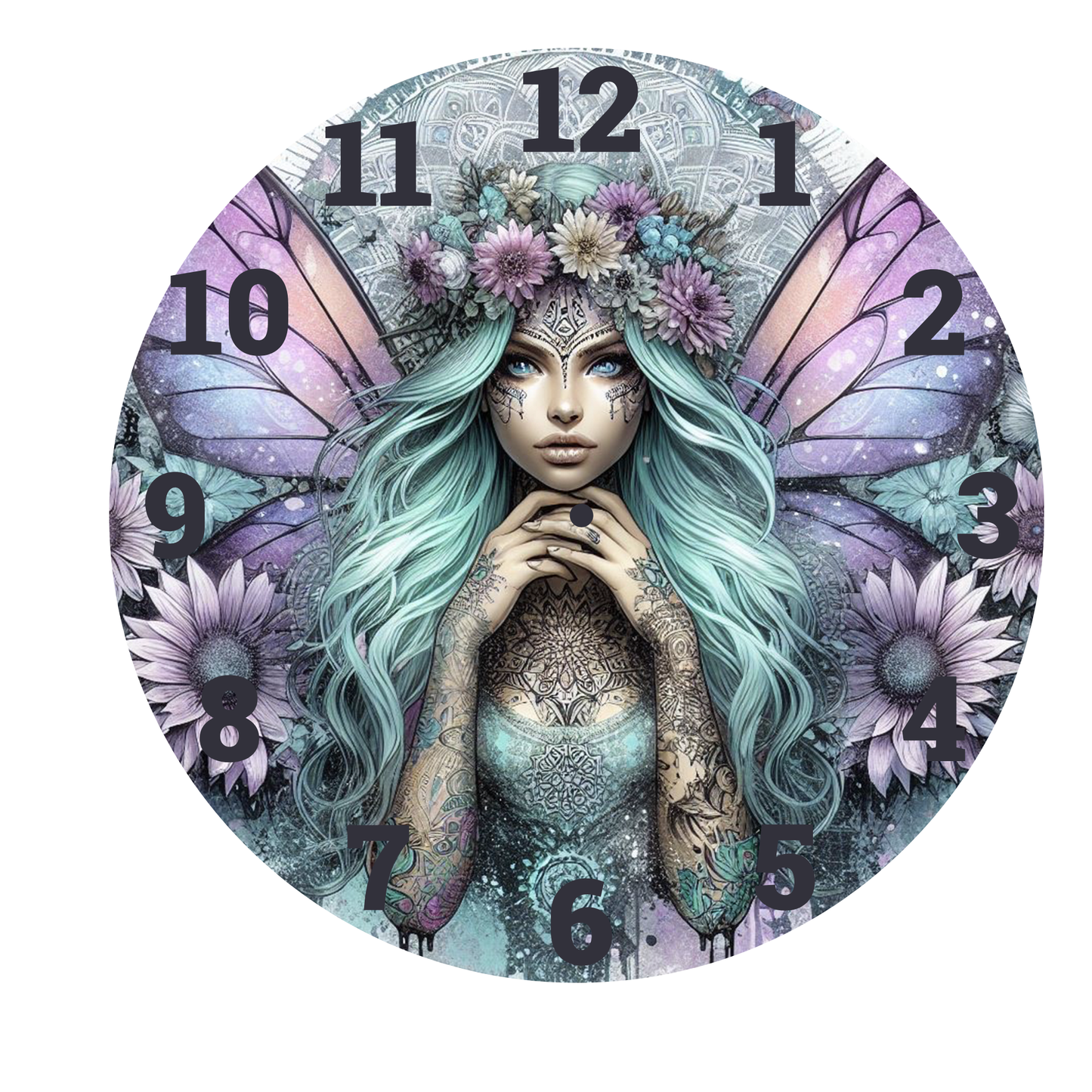 FAIRY UV-DTF CLOCK