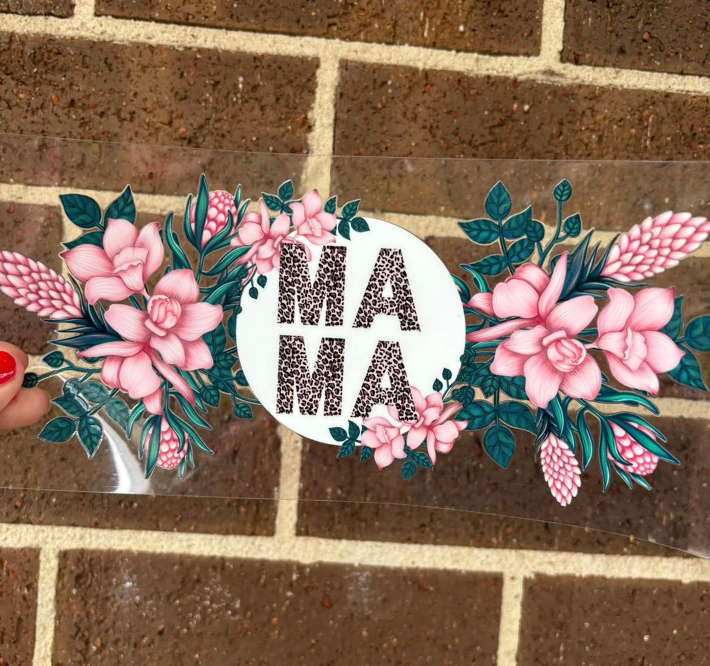 FLORAL MAMA DOUBLE SIDED UV- DTF