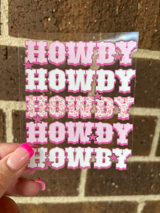 HOWDY- DECAL
