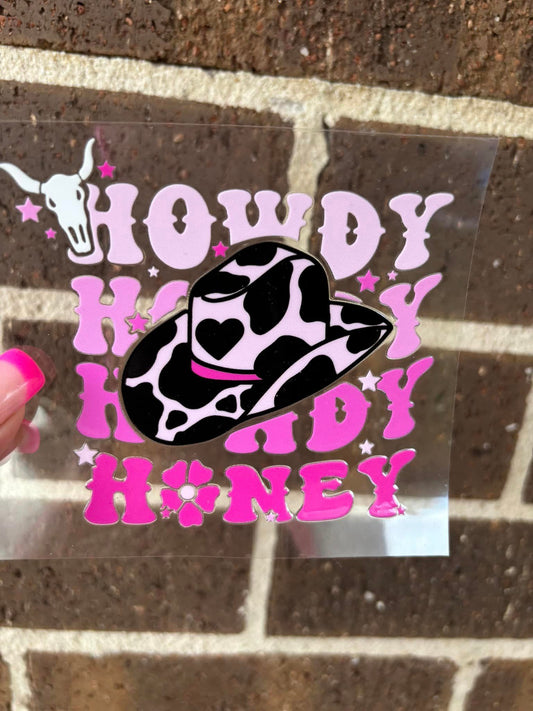HOWDY HONEY - DECAL