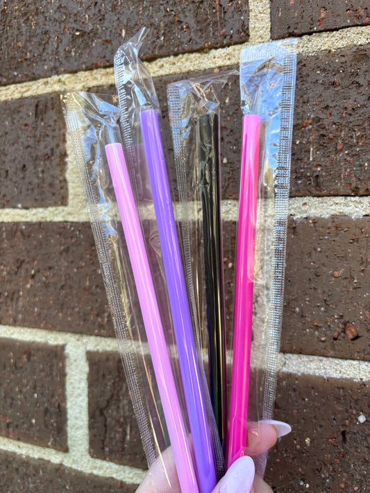 Coloured Plastic Straw.