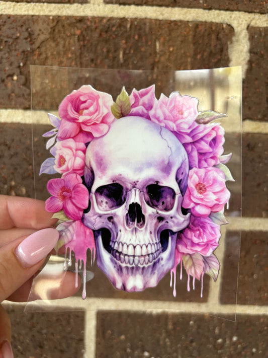 PINK SKULL-DECAL
