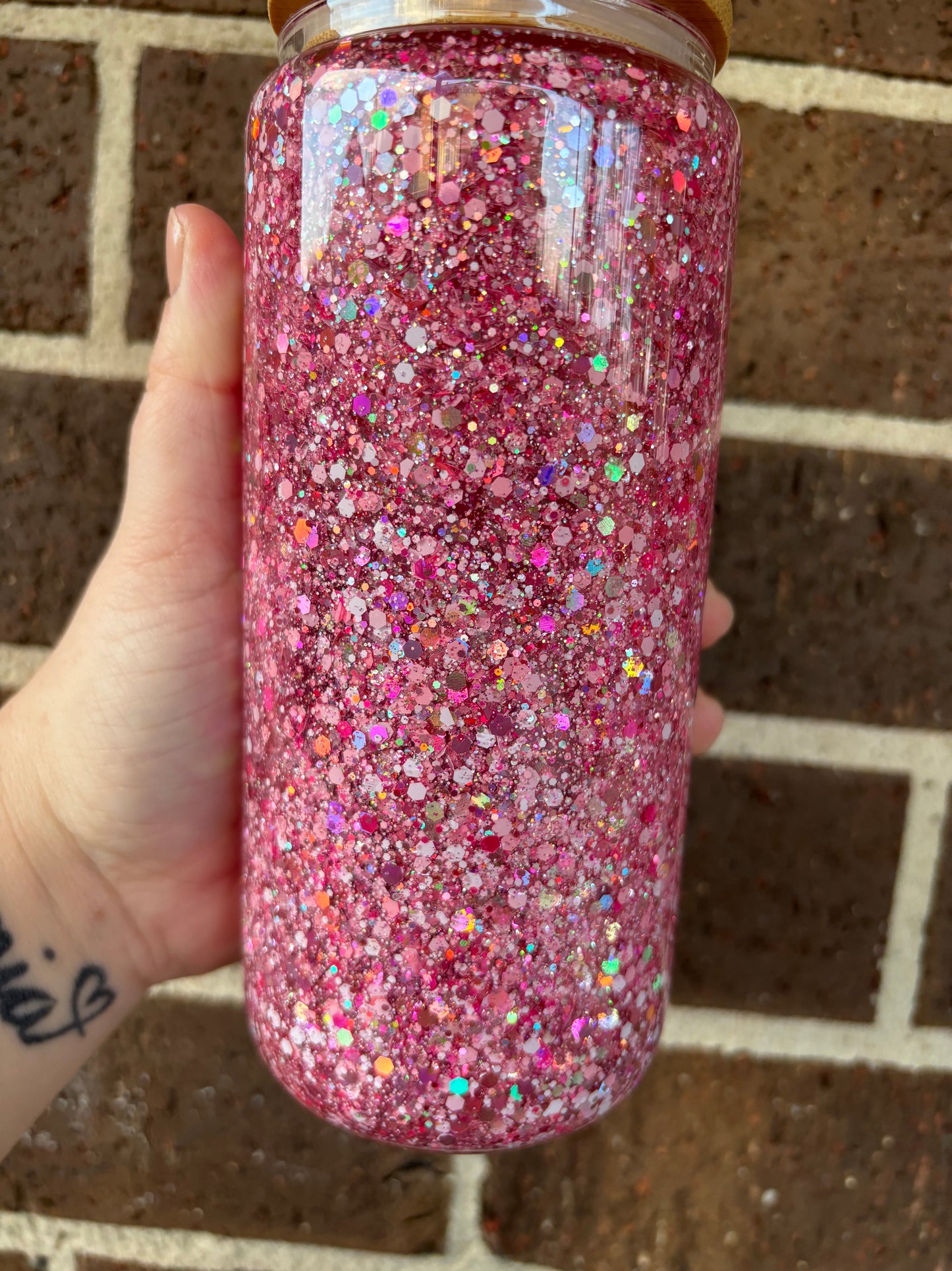 NEW Christmas Pink  Chunky Glitter.