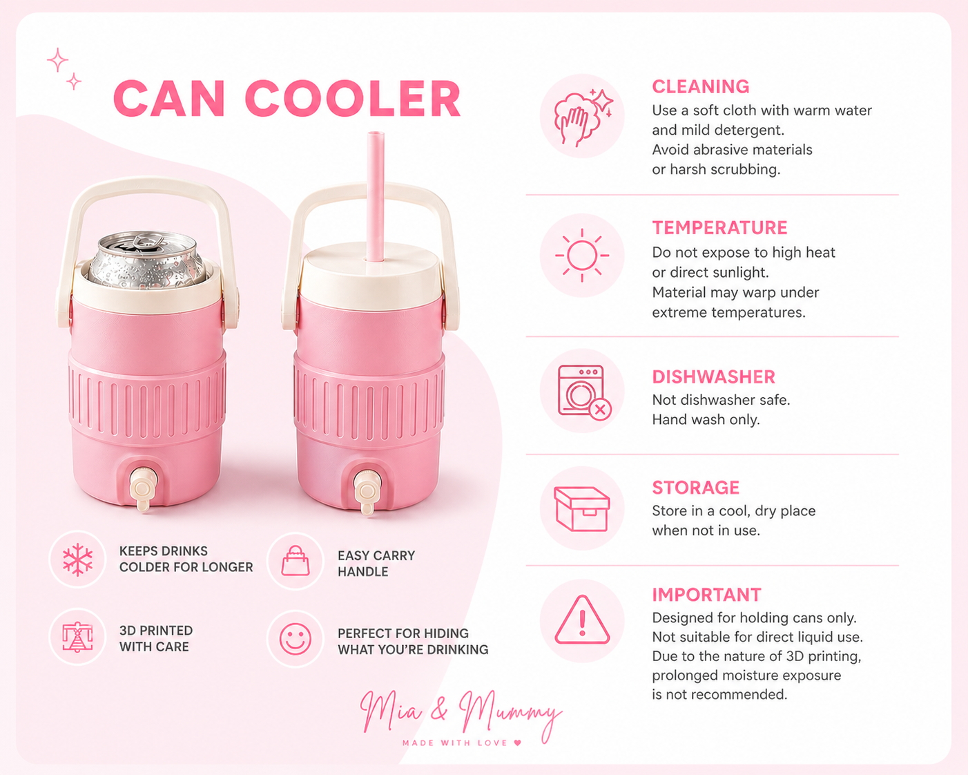 Can Cooler - Pick your own colour