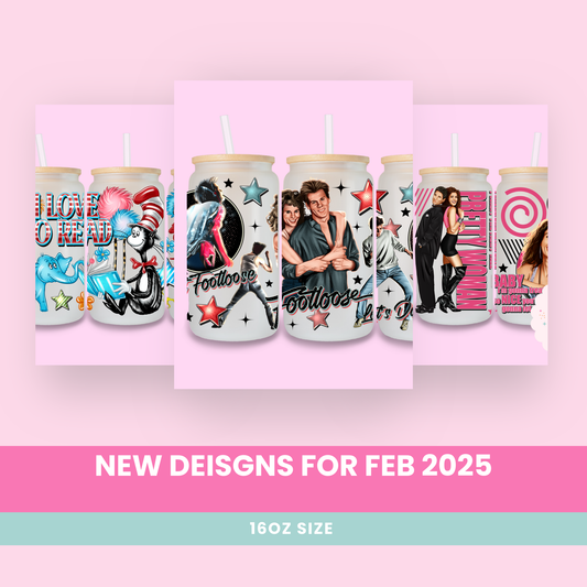 NEW WRAPS FOR FEB 2025- 16oz LIBBY SIZE