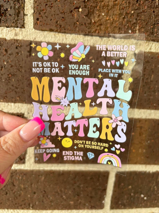 MENTAL HEALTH MATTER- DECAL