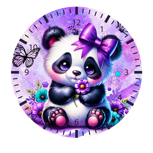 PANDA UV-DTF CLOCK