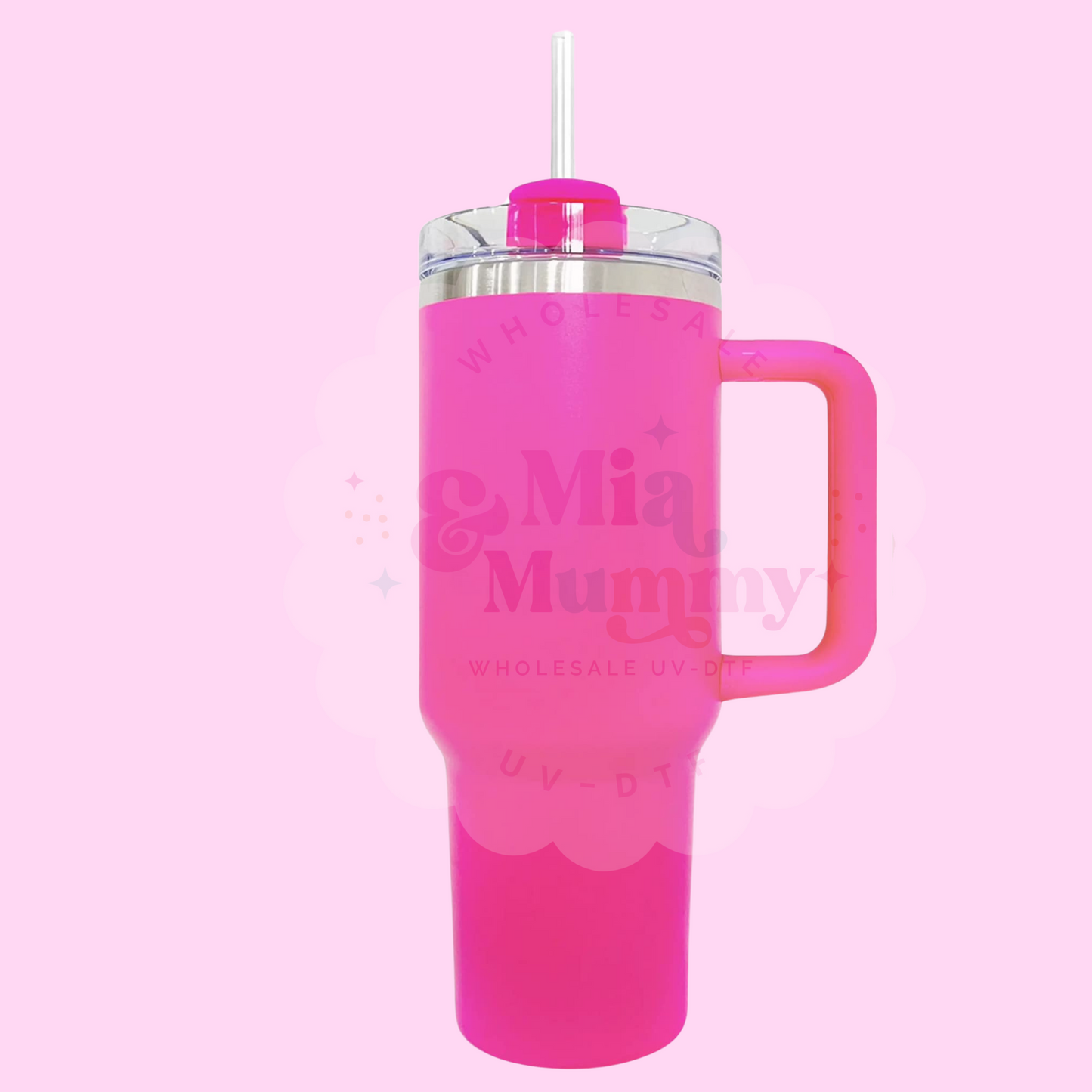 Pink Collection 40oz Quencher Tumbler.