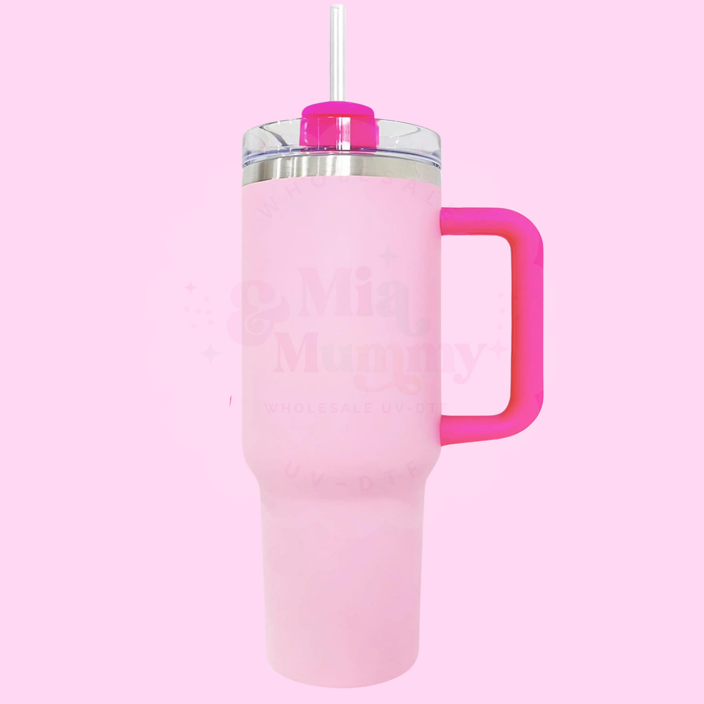 Pink Collection 40oz Quencher Tumbler.