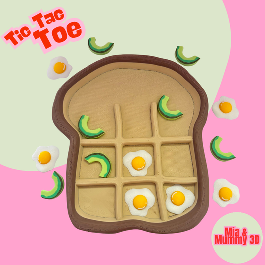 Tic Tac Toe Breakfast Edition