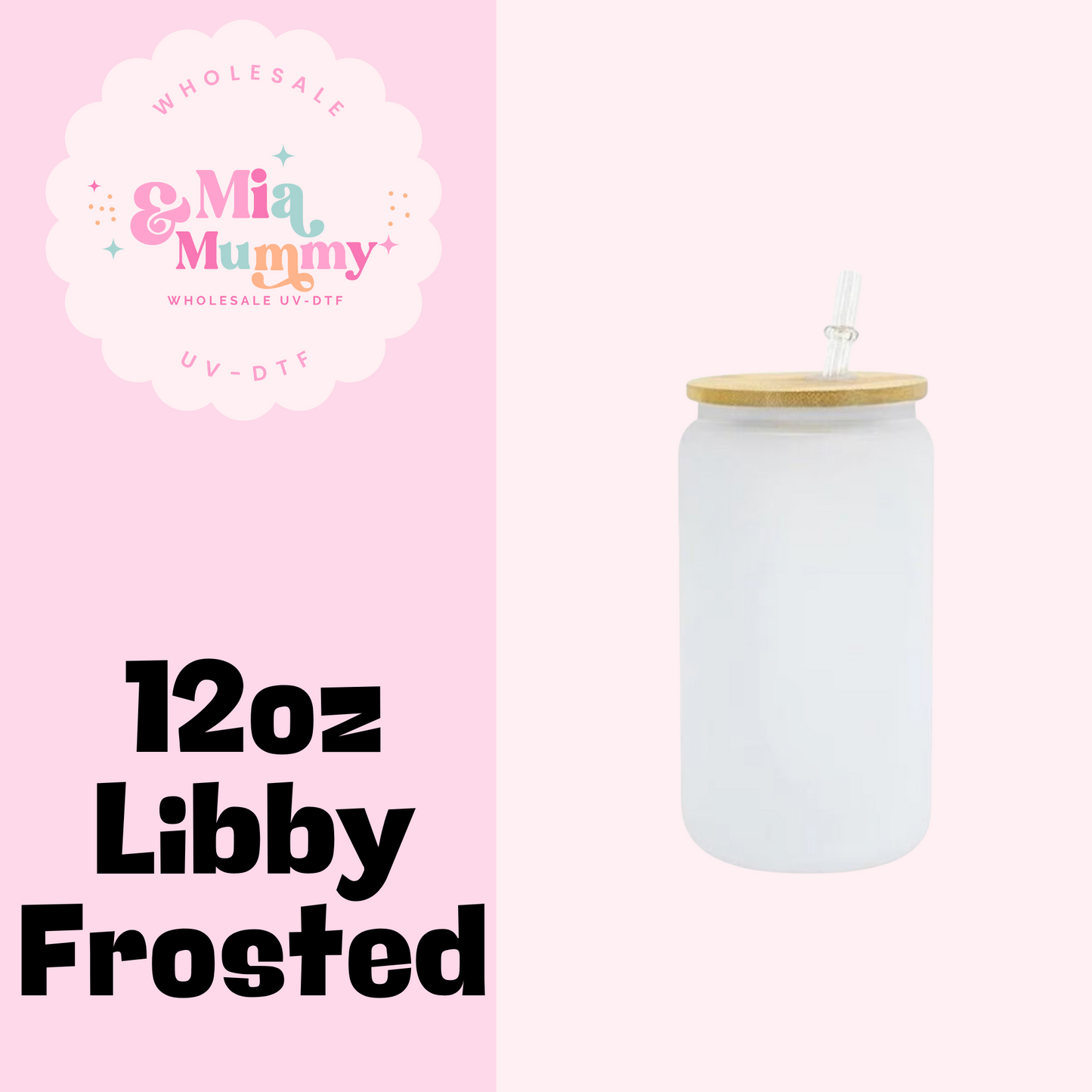 12oz FROSTED LIBBY TUMBLER