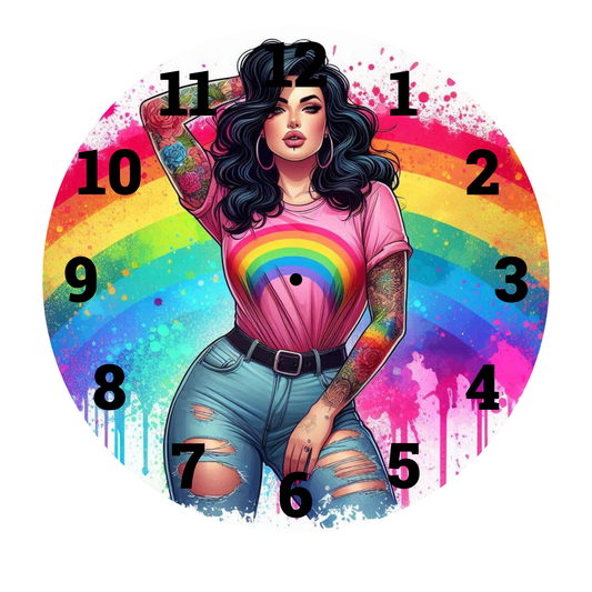 RAINBOW TEE -DTF CLOCK