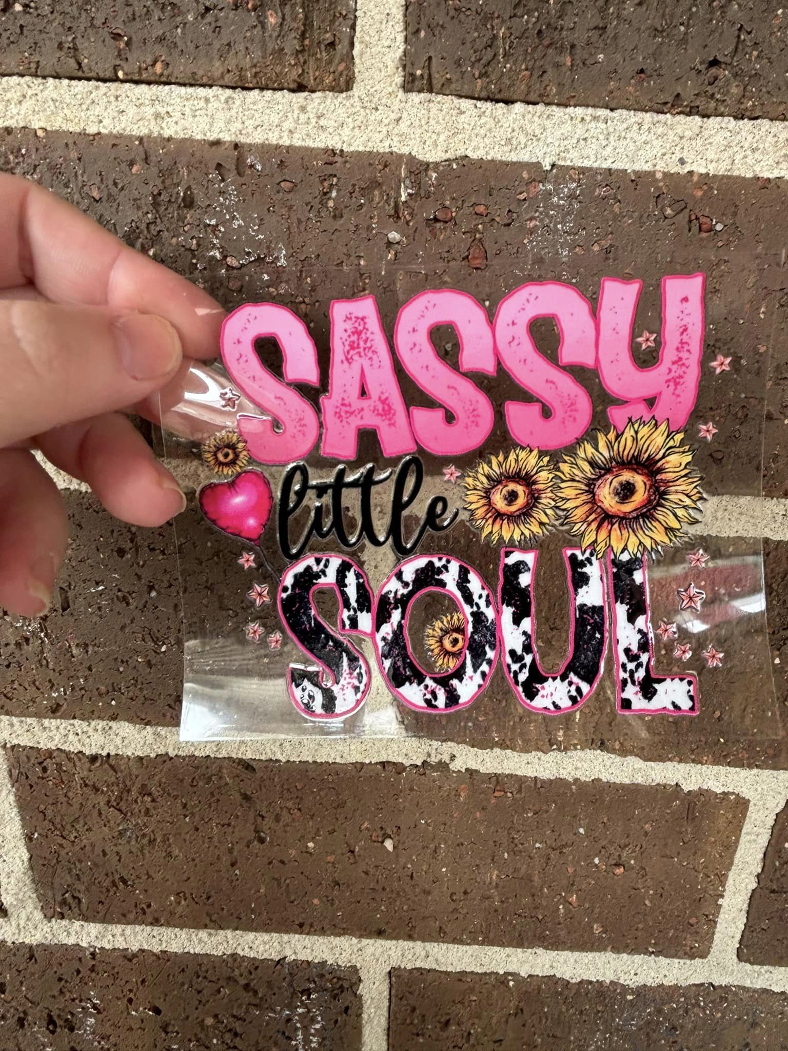 SASSY - DOUBLE SIDED DECAL. – Mia&Mummy