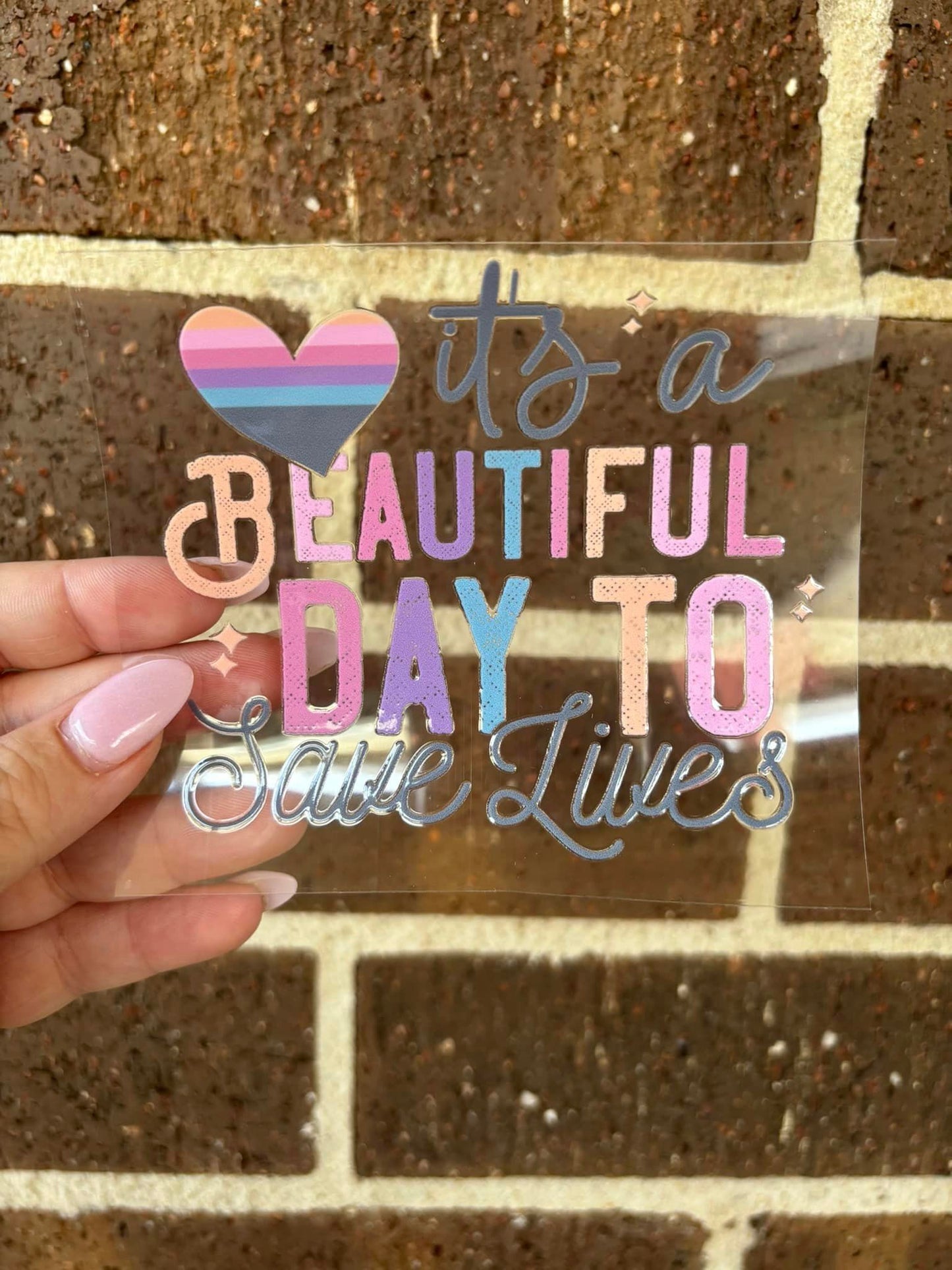 SAVE LIFES-DECAL