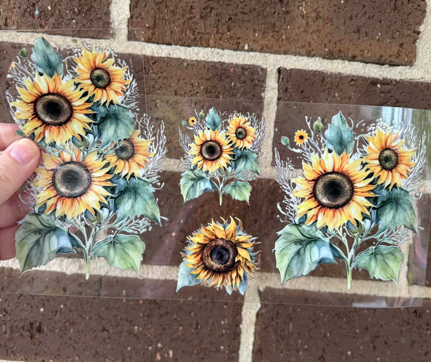 SUNFLOWERS - DTF & LID DECAL