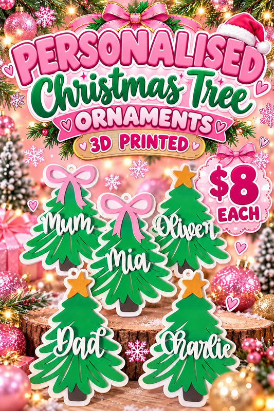 Personlised Christmas Tree Ornament