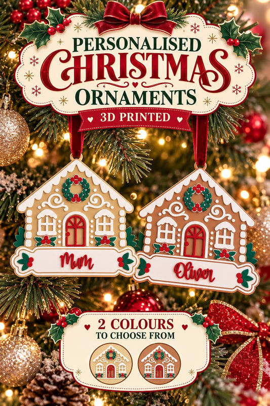 Personalised Gimgerbread house decoration