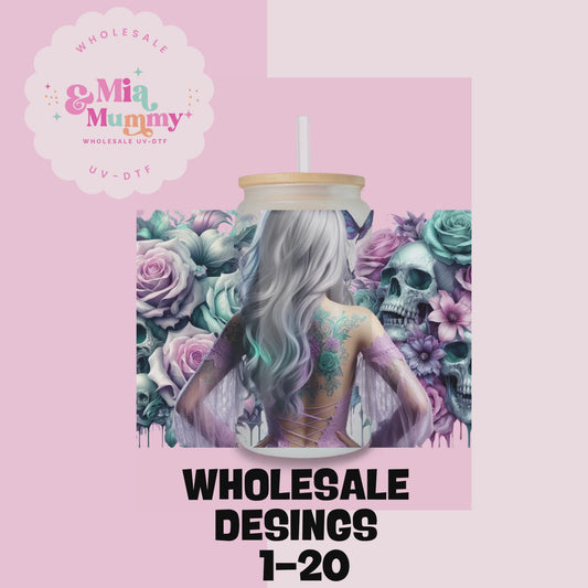 UV-DTF WHOLESALE DESIGNS 1-20